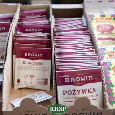 drożdże, pożywki, klarowin
