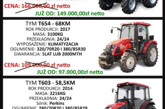 Ciągnik TYM | PROMOCJA